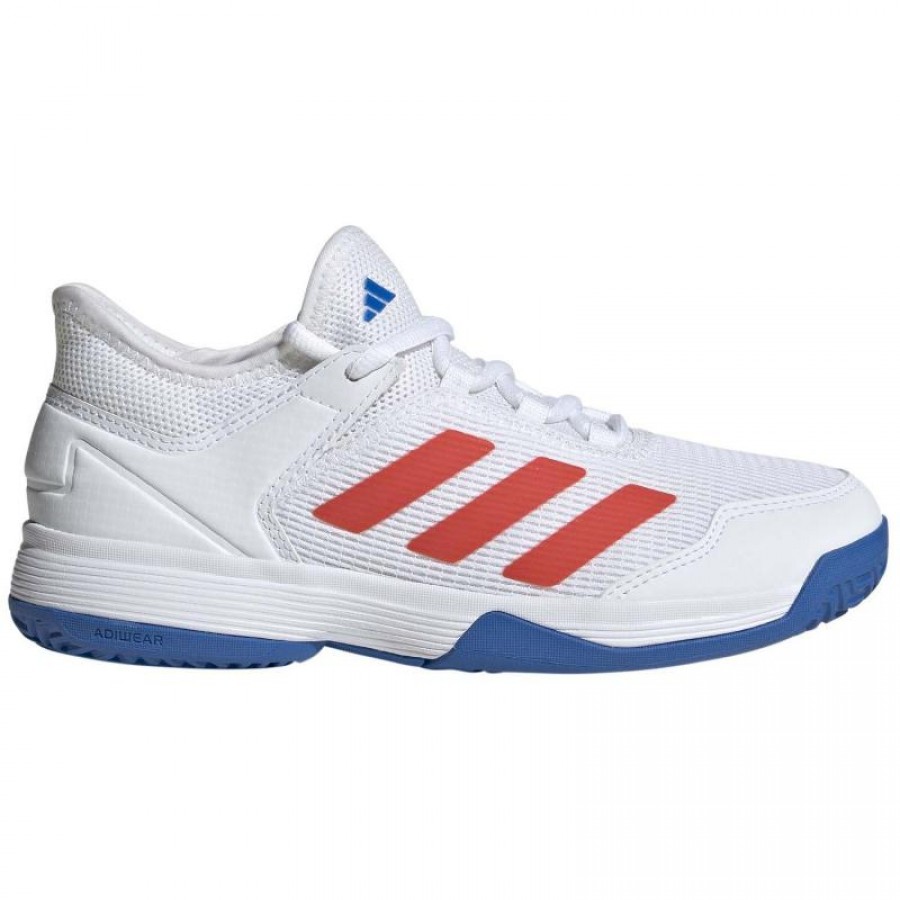 Adidas Ubersonic 4 White Junior Red Sneakers  Offer + Cheap