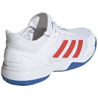 Adidas Ubersonic 4 White Junior Red Sneakers  Offer + Cheap