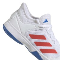 Adidas Ubersonic 4 White Junior Red Sneakers  Offer + Cheap