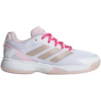 Tênis Adidas Ubersonic Branco Prata Rosa Junior  Oferta + Barato