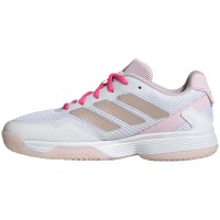 Tênis Adidas Ubersonic Branco Prata Rosa Junior  Oferta + Barato