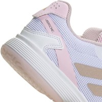 Tênis Adidas Ubersonic Branco Prata Rosa Junior  Oferta + Barato