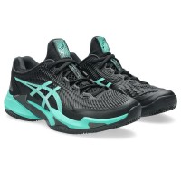 Asics Court FF 3 Clay Black Turquoise Sneakers