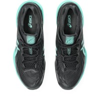 Asics Court FF 3 Clay Black Turquoise Sneakers