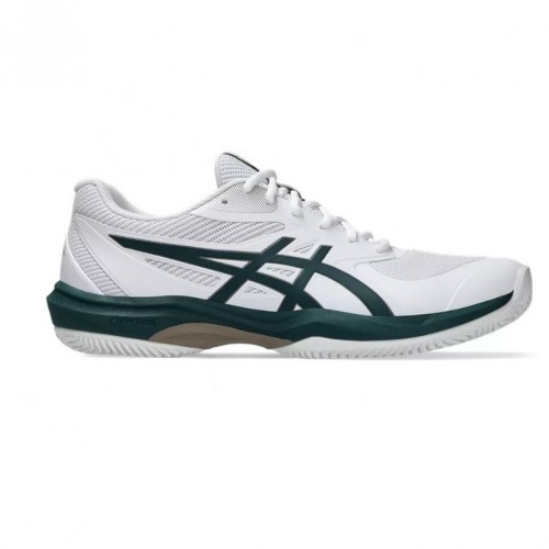 Asics Game FF Clay White Green Saxon Sneakers Asics Game FF Clay White Green Saxon Sneakers