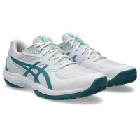 Zapatillas Asics Game FF Padel Blanco Verde Claro