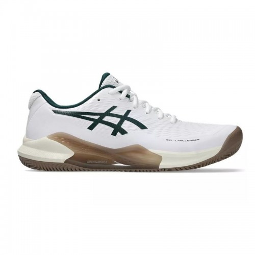 Asics Gel Challenger 14 Clay White Dark Green Sneakers Asics Gel Challenger 14 Clay White Dark Green Sneakers