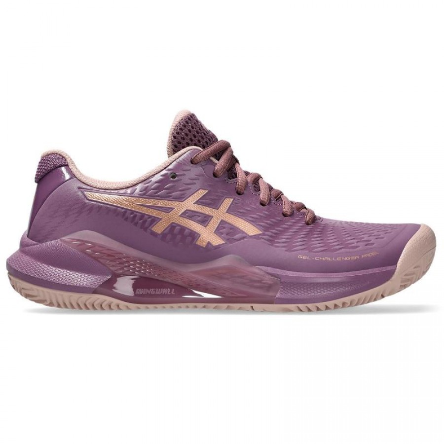 Zapatillas Asics Gel Challenger 14 Padel Dark Ube Oro Rosa Mujer  Oferta + Barato