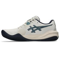 Zapatillas Asics Gel Challenger 15 Clay Beige Azul Oscuro