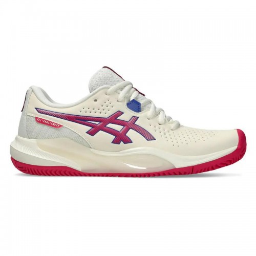 Zapatillas Asics Gel Challenger 15 Clay Crema Rosa Mujer