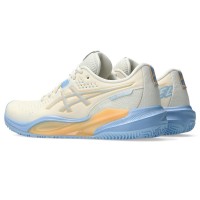 Asics Gel Challenger 15 Padel Cream Blue Stone Women''s Shoes  Offer + Cheap