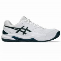 Asics Gel Dedicate 8 Clay White Green Saxon Sneakers  Offer + Cheap
