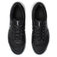 Asics Gel Dedicate 8 baskets en argile, noir, gris, bleu