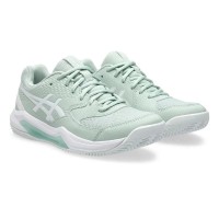 Asics Gel Dedicate 8 Clay Lichen Green White Women''s Sneakers  Offer + Cheap