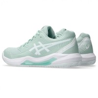 Asics Gel Dedicate 8 Clay Lichen Green White Women''s Sneakers  Offer + Cheap