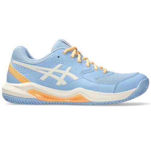 Asics Gel Dedicate 8 Padel Blue Stone Cream Women''s Shoes Asics Gel Dedicate 8 Padel Blue Stone Cream Women''s Shoes