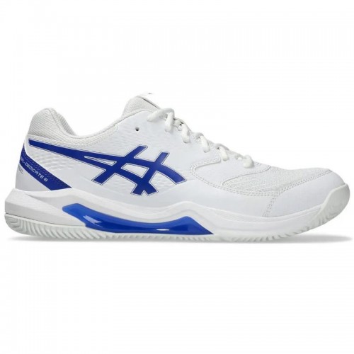 Asics Gel Dedicate 8 Padel Sneakers White Cobalt Blue Asics Gel Dedicate 8 Padel Sneakers White Cobalt Blue