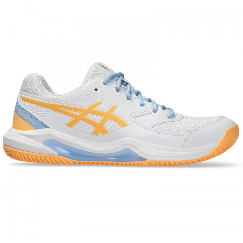 Asics Gel Dedicate 8 Padel White Orange Women''s Sneakers Asics Gel Dedicate 8 Padel White Orange Women''s Sneakers