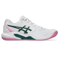 Asics Gel Dedicate 9 Padel White Green Women''s Sneakers