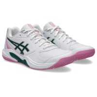 Asics Gel Dedicate 9 Padel White Green Women''s Sneakers