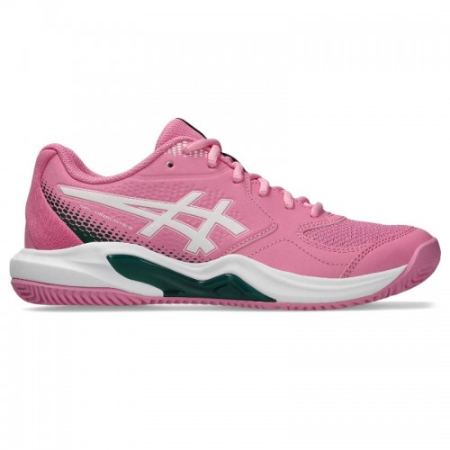 Zapatillas de Padel Asics Gel Dedicate 9 Padel Rosa Chicle Blanco Mujer