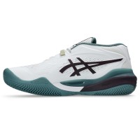 Asics Gel Resolution X Clay Dark Garnet White Sneakers