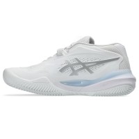 Sneakers Asics Gel Resolution X Clay Bianco Argento Donna  Offerta + Economico