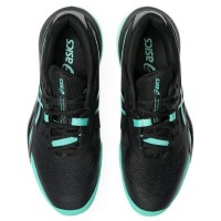 Asics Gel Resolution X Clay Black Aurora Green Sneakers