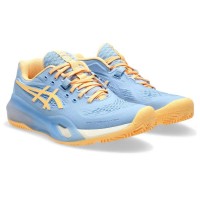 Asics Gel Resolution X Padel Blue Stone Orange Women''s Sneakers  Offer + Cheap