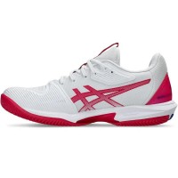 Asics Solution Speed FF 3 Clay White Bright Pink Women''s Sneakers  Offer + Cheap