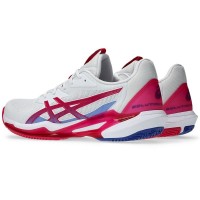 Asics Solution Speed FF 3 Clay White Bright Pink Women''s Sneakers  Offer + Cheap