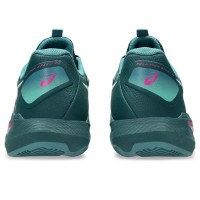 Asics Solution Speed FF 4 Clay Bleu Foncé Baskets Blanches