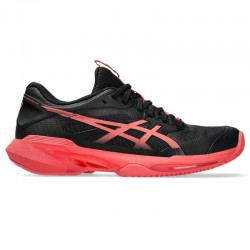 Asics Solution Speed FF 4 Clay Black Red Baskets pour femmes