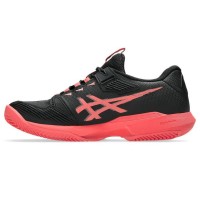 Tênis femininos Asics Solution Speed FF 4 Clay Black Red