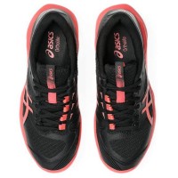 Tênis femininos Asics Solution Speed FF 4 Clay Black Red