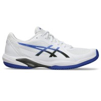 Asics Solution Swift FF 2 Clay White Cobalt Blue Sneakers  Offer + Cheap