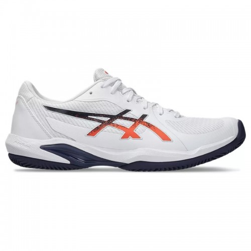 Asics Solution Swift FF 2 Clay White Blue Orange Sneakers Asics Solution Swift FF 2 Clay White Blue Orange Sneakers