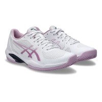 Sneakers Asics Solution Swift FF 2 Clay Bianco Rosa Ube Donna  Offerta + Economico