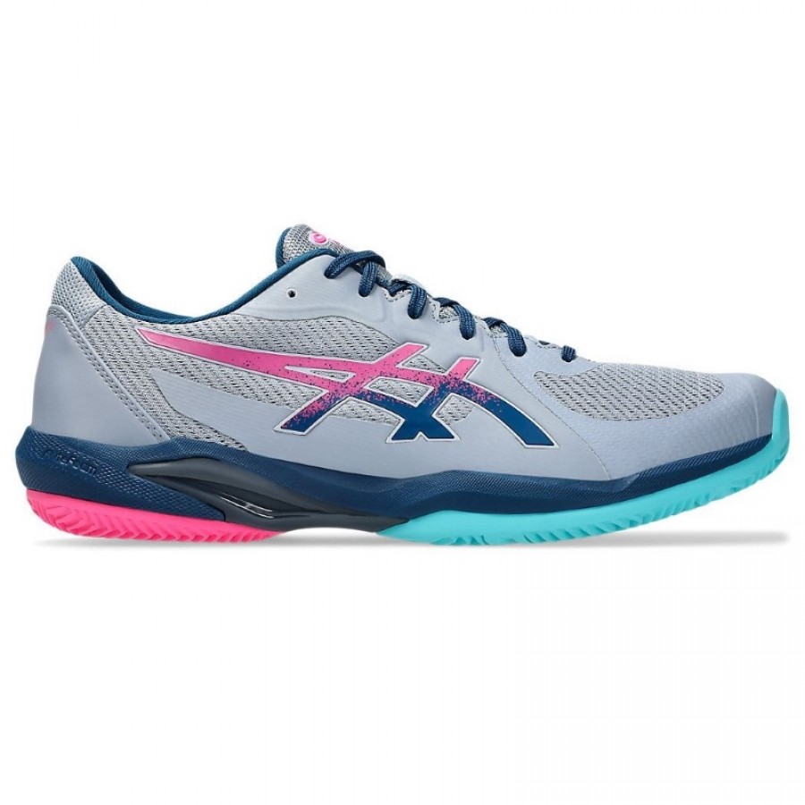 Asics Solution Swift FF 2 Padel Gray Blue Mako Sneakers  Offer + Cheap