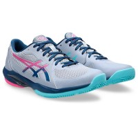 Asics Solution Swift FF 2 Padel Gray Blue Mako Sneakers  Offer + Cheap