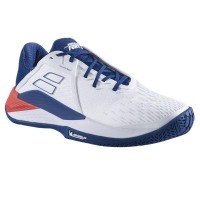 Babolat Propulse Fury 3 Bianco Blu Rosso Scarpe da ginnastica  Offerta + Economico
