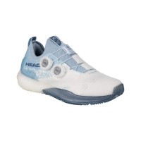 Zapatillas Head Motion Pro BOA Padel Blanco Azul Mujer