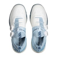 Zapatillas Head Motion Pro BOA Padel Blanco Azul Mujer