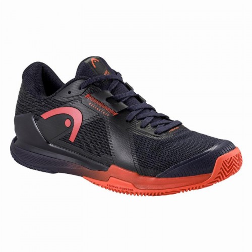 Head Sprint Pro 4.0 Clay Dark Blue Red Sneakers