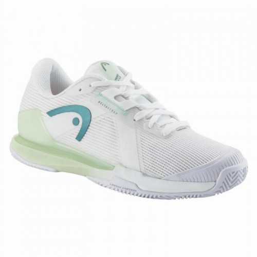 Zapatillas Head Sprint Pro 4.0 Clay Blanco Verde Claro Mujer Zapatillas Head Sprint Pro 4.0 Clay Blanco Verde Claro Mujer