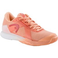 Head Sprint Pro 4.0 Clay Coral White Sneakers Donna  Offerta + Economico