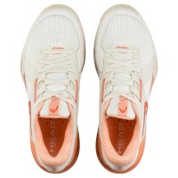 Zapatillas Head Sprint Pro 4.0 Padel Blanco Coral Mujer  Oferta + Barato