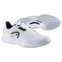 Scarpe Head Sprint Team 3.5 Bianco Mirtillo - TERRA BATTUTA  Offerta + Economico