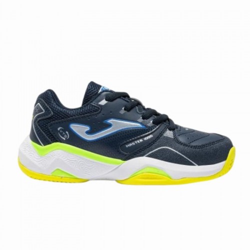 Zapatillas de Padel Joma Master 1000 2603 Azul Marino Amarillo Junior
