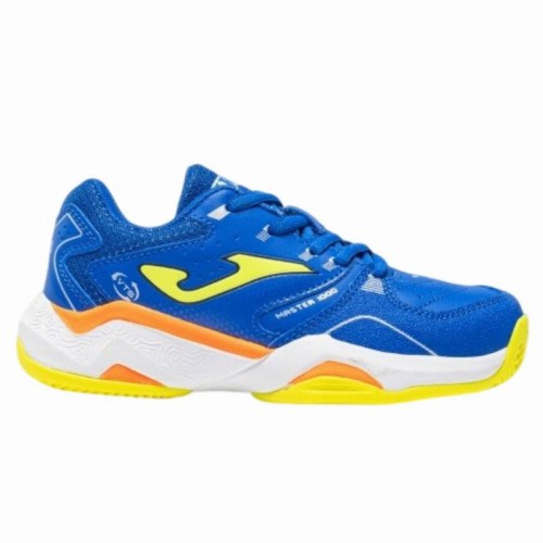 Zapatillas de Padel Joma Master 1000 2604 Azul Royal Amarillo Junior